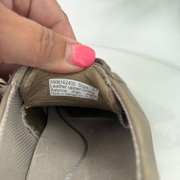 Dansko Women's Leela Sneaker Size 37 6 Taupe Brown Nubuck Comfy Athletic Shoe - Picture 12 of 14